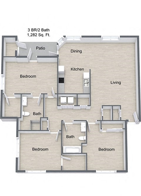 Balmoral_3 Bedroom Floor Plan